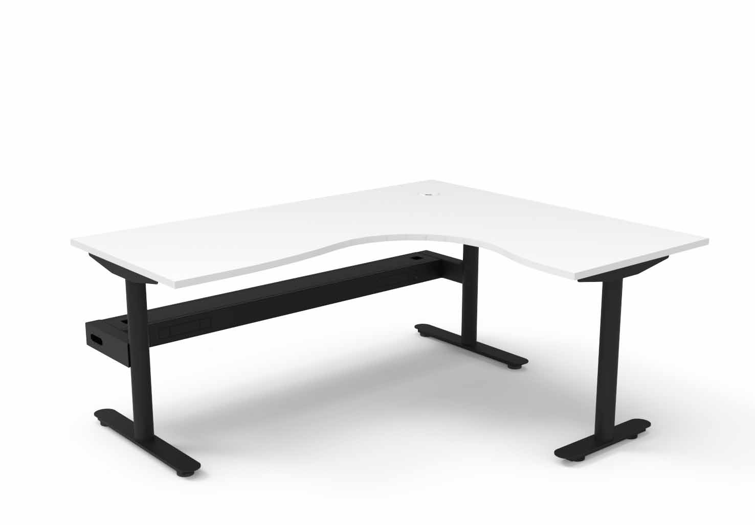 Halo Static Corner Workstation 1800x1500 CTNWBS